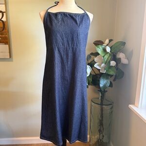 U.S. Polo Assn. Blue Midi Dress